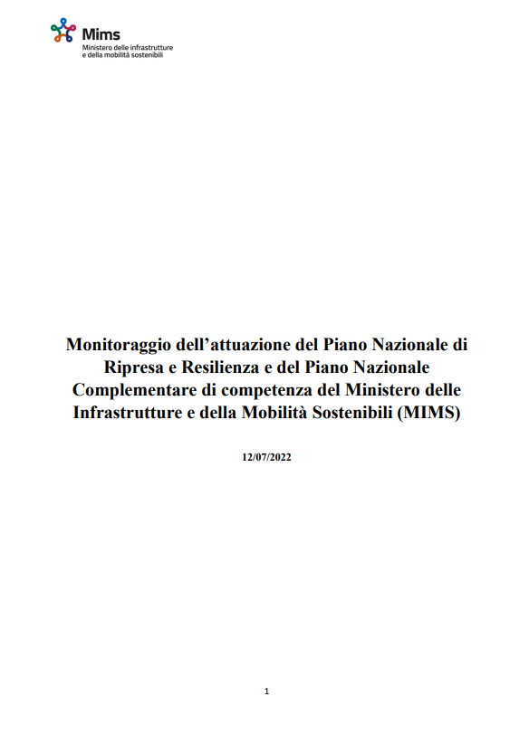 Monitoraggio dell'attuazione Pnrr 