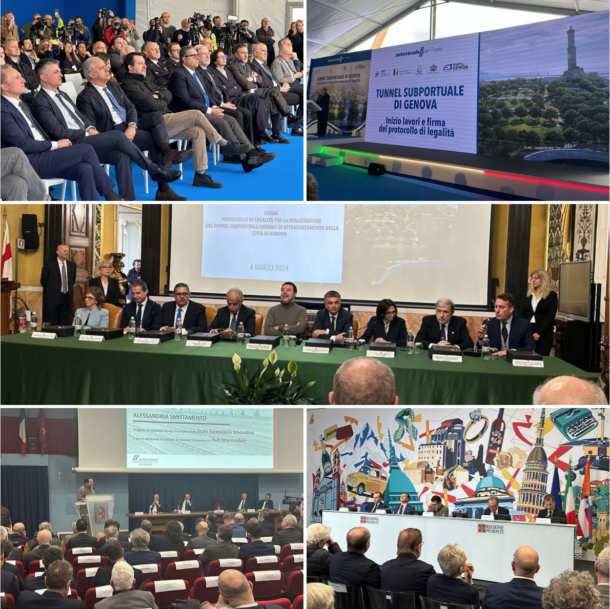 Gli impegni istituzionali del ministro Salvini del 4 marzo 2024