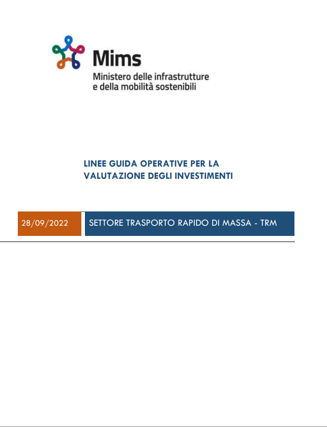 Linee guida operative per la valutazione degli investimenti - TRM