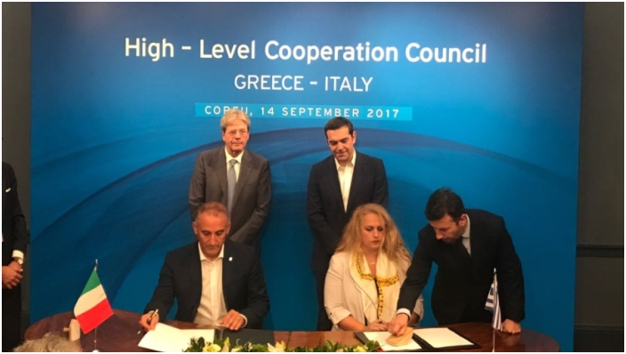 cooperation italy greek