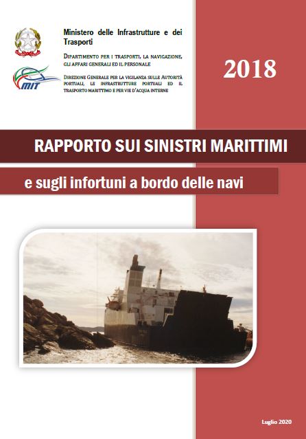 Rapporto sui sinistri marittimi - Anno 2018