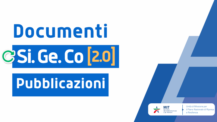 Copertina della sezione documenti e pubblicazioni - Si.Ge.Co. 2.0