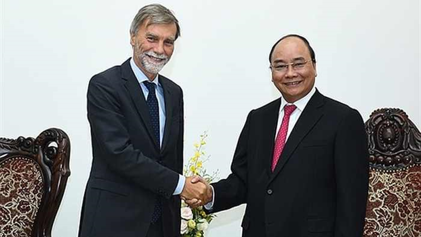 Minister Delrio met Prime Minister Phuc