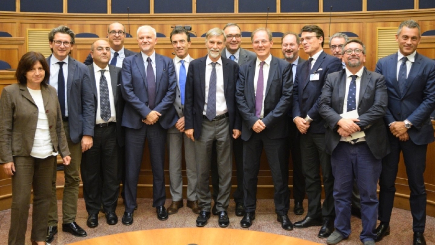 Il ministro Delrio con i presidenti delle autorità di sistema