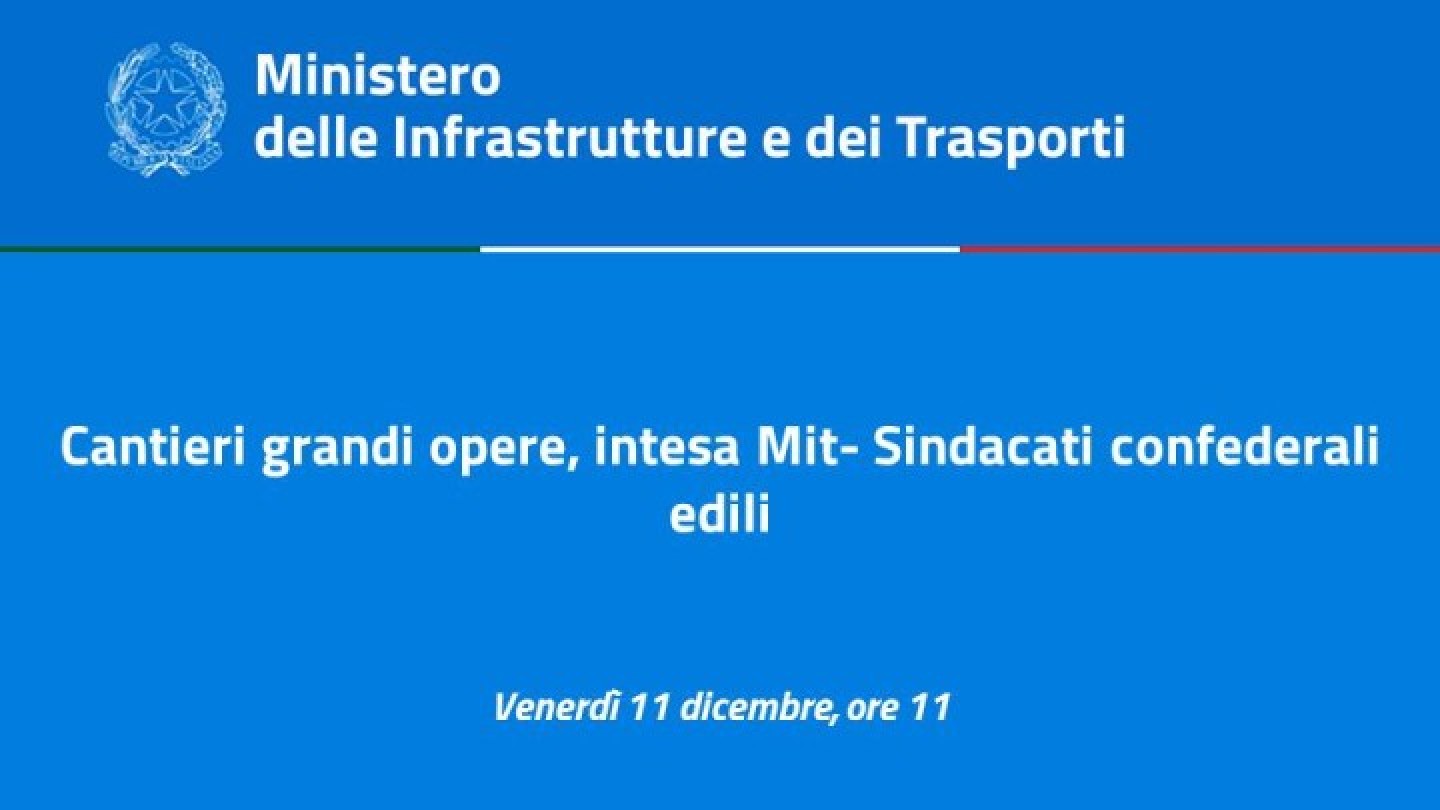 firma accordo sindacati edili