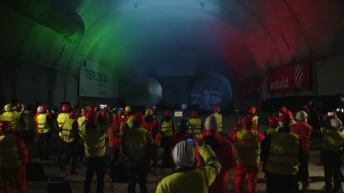 Abbattimento diaframma terzo valico