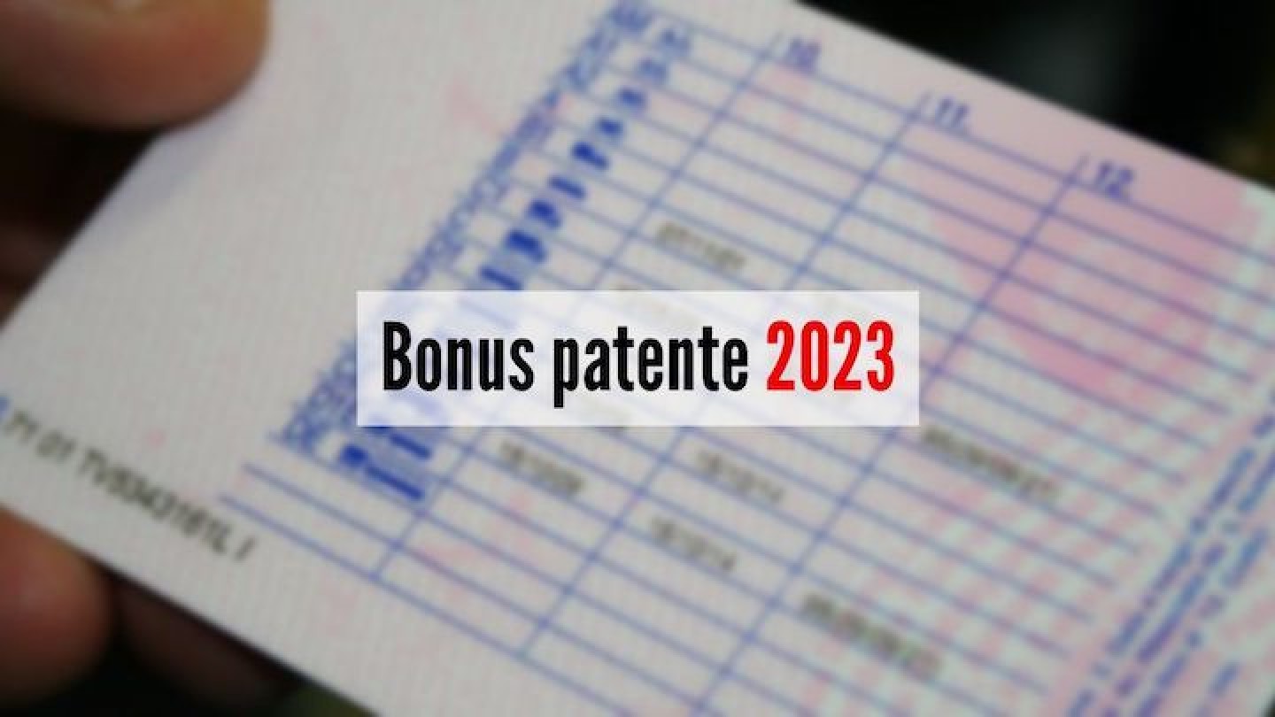 Bonus patente 2023