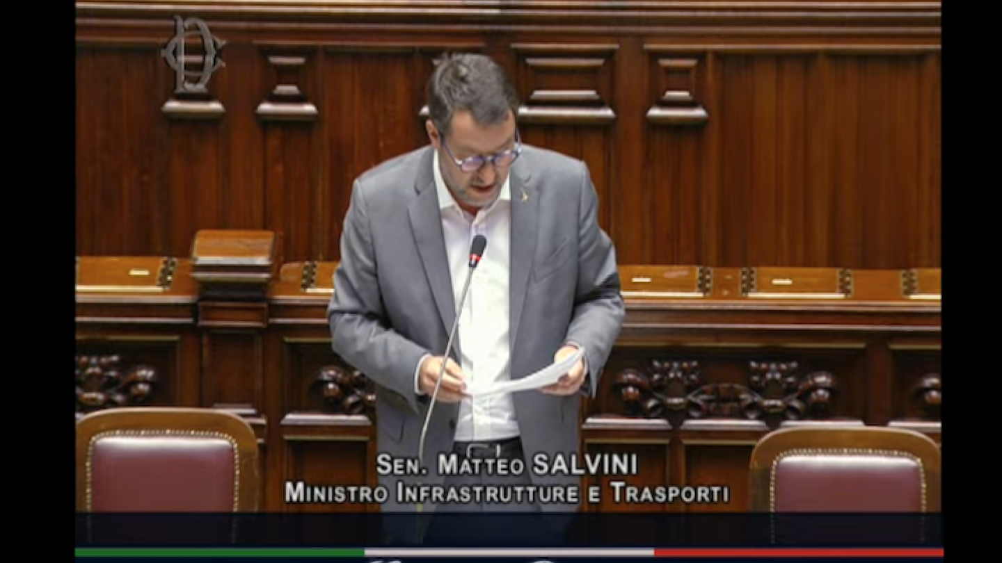 Camera dei Deputati: il ministro Salvini al Question Time