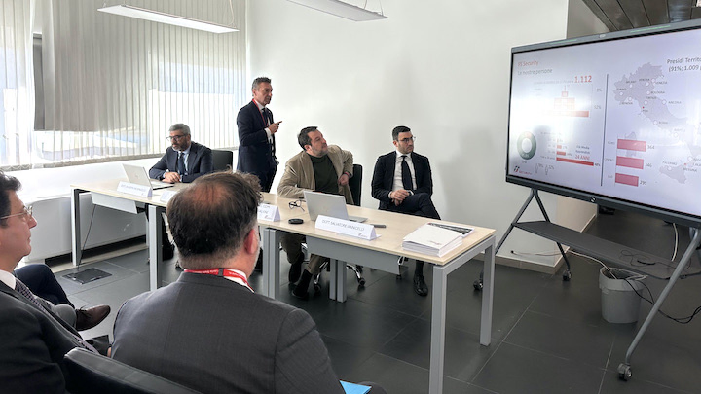 Il ministro Matteo Salvini, ha incontrato i dirigenti e gli operatori di FS Security