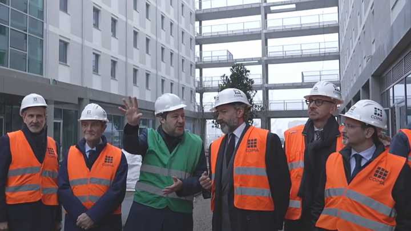 sopralluogo cantiere villaggio olimpico milano
