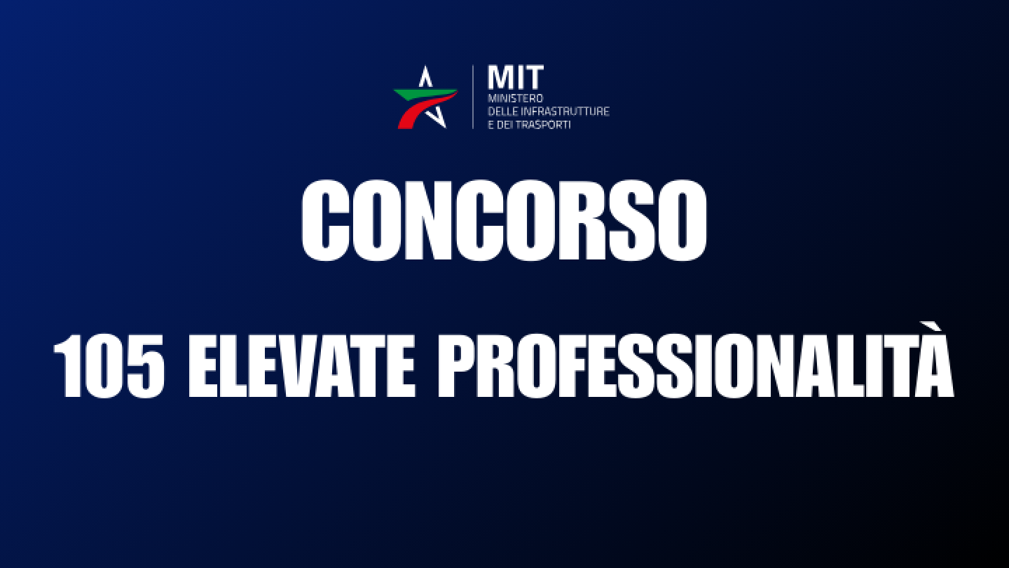 Grafica concorso MIT elevate professionalità
