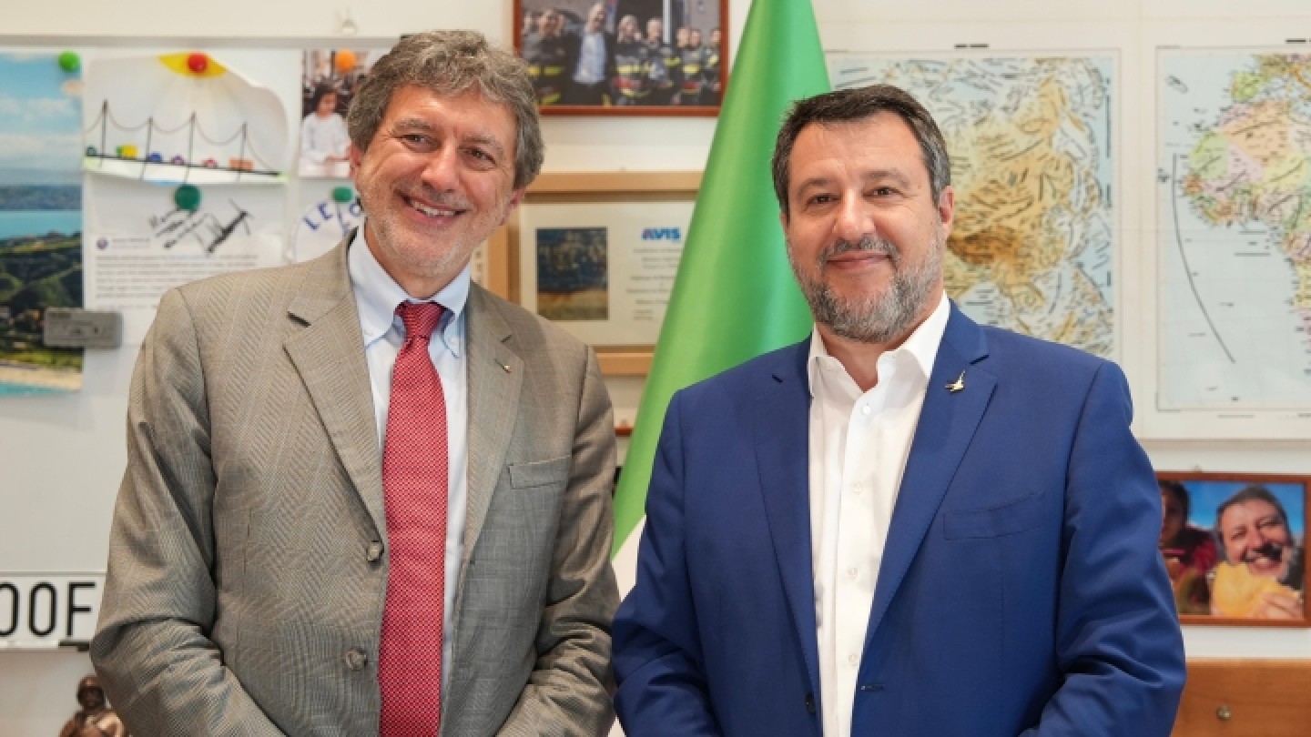 Incontro Ministro Salvini Presidente Marsilio