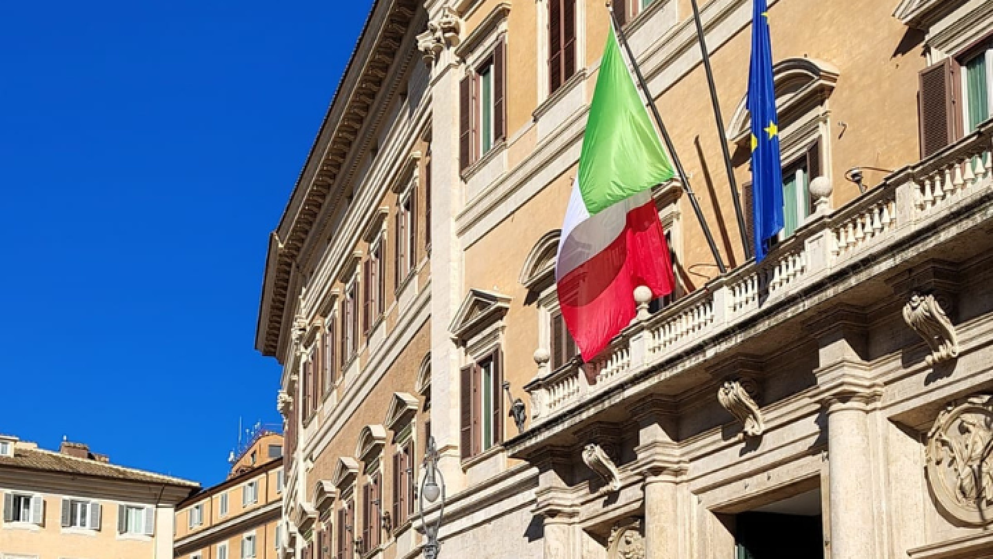 Esterno della Camera dei Deputati Palazzo Montecitorio