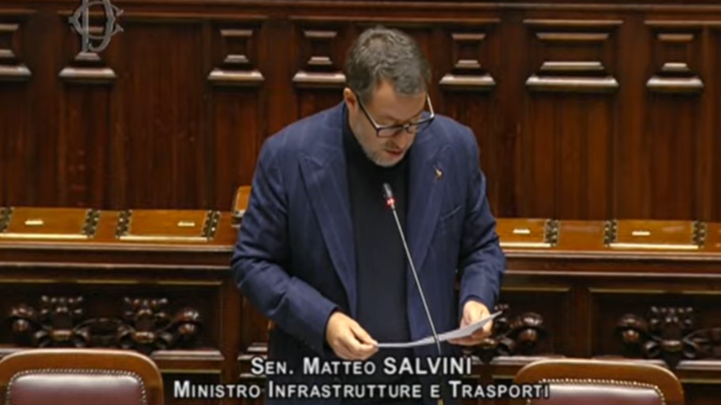 Ministro Matteo Salvini alla Camera dei Deputati