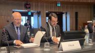 Il vicepresidente del Consiglio e ministro delle Infrastrutture e dei Trasporti Matteo Salvini a Lussemburgo 