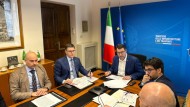Salvini e la riunione al MIT per la Bari - Taranto