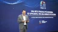 Il ministro Salvini a Bologna alla presentazione "L'Italia dei Sì"