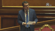 Ministro delle Infrastrutture e dei Trasporti Matteo Salvini al Senato  
