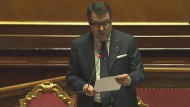 Ministro delle Infrastrutture e dei Trasporti Matteo Salvini al Senato  