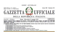 Gazzetta ufficiale 22 maggio 2025