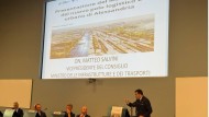 ministro Infrastrutture e Trasporti Matteo Salvini alla presentazione masterplan Alessandria