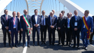 Evento del ministro Salvini presso nuovo accesso A1 Tor Vergata in Roma